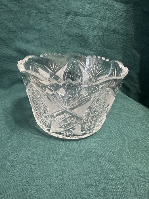 Руски и български кристал-сервиз за торта, вази, фруктиери и  др.