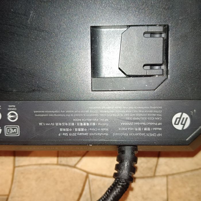 Клавиатура HP Omen Sequencer, Black, USB