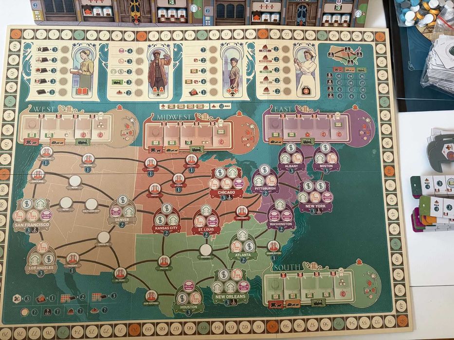 Настолна бордова игра Карнеги Carnegie