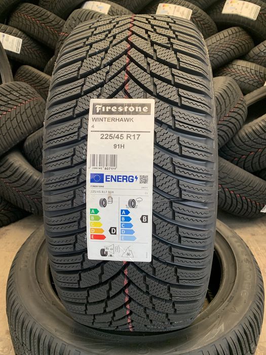 Нови зимни гуми FIRESTONE WINTERHAWK 4 225/45R17 91H НОВ DOT 2254517