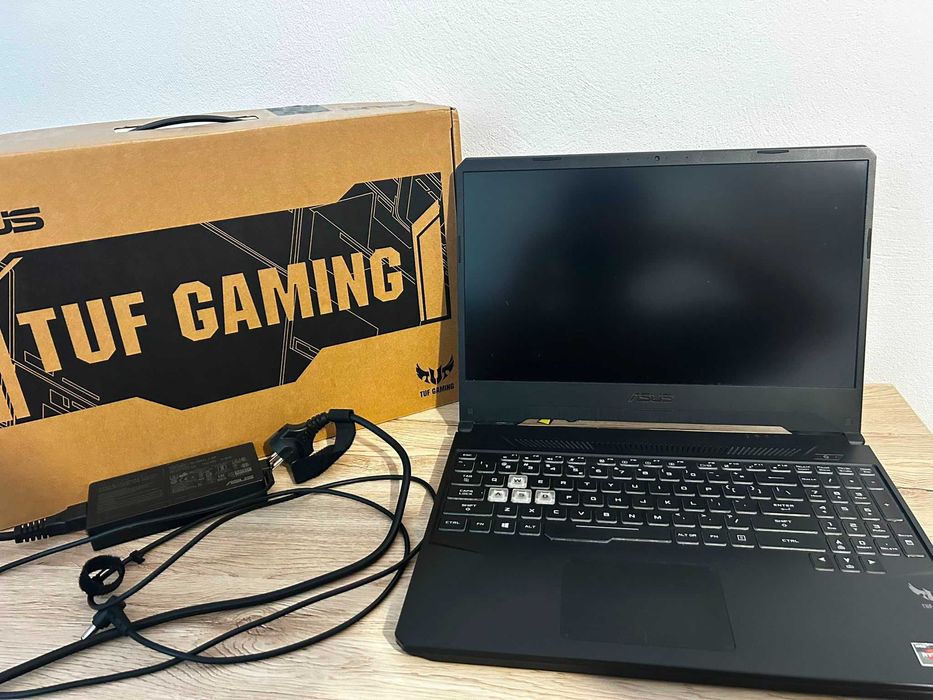 Laptop Gaming ASUS TUF FX505DT | Upgrade 32GB RAM Kingston Fury | Windows 11 gata de configurat |Ryzen 7|GTX 1650|Ecran 144Hz|Cutie + RAM 8GB original