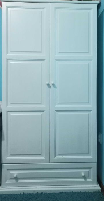 Детско двойно легло + гардероб