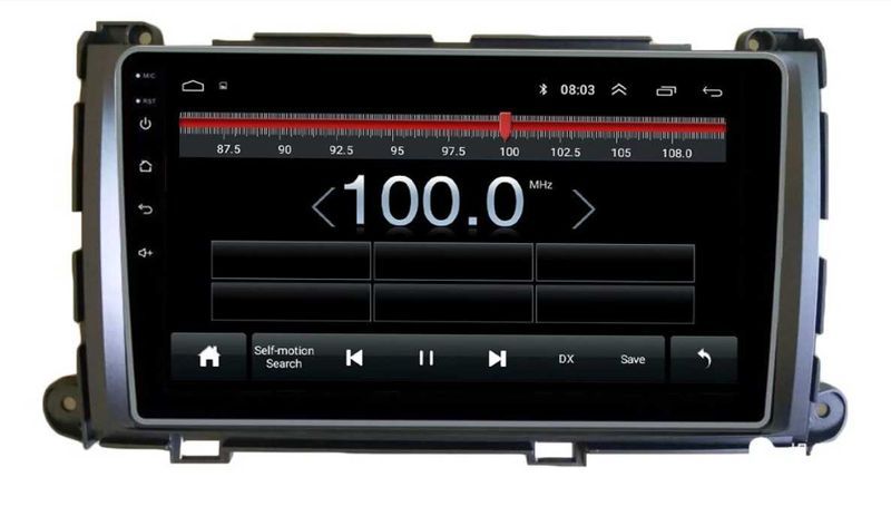 TOYOTA SIENNA 2010-2017 - 9'' Андроид Навигация, 7513