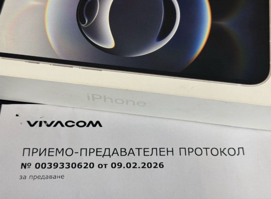 ЗАПЕЧАТАН 128GB iPhone 16e Гаранция Vivacom 2029г. White 16 е