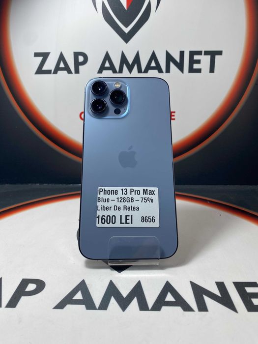 Zap Amanet Vitan - iPhone 13 Pro Max - Blue - 128Gb - 75%