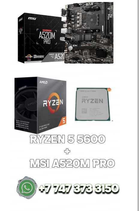 Ryzen 5 5600+a520 pro
