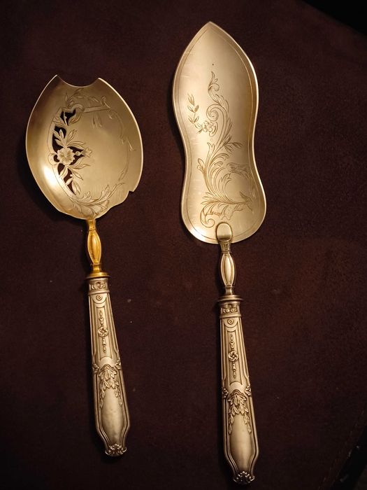 Set tacâmuri (2) - Argint - Sigiliul principal Minerva