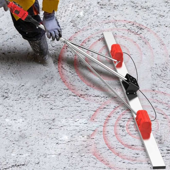 Rigla vibranta pentru beton 1.8 m, ZX-10L, cu doi acumulatori Li-ion