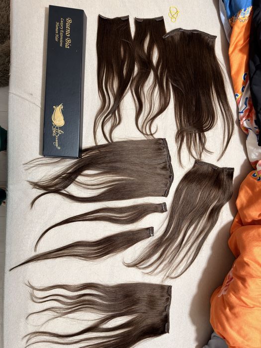 Extensii de par natural clip on Bueno Bia 45 cm
