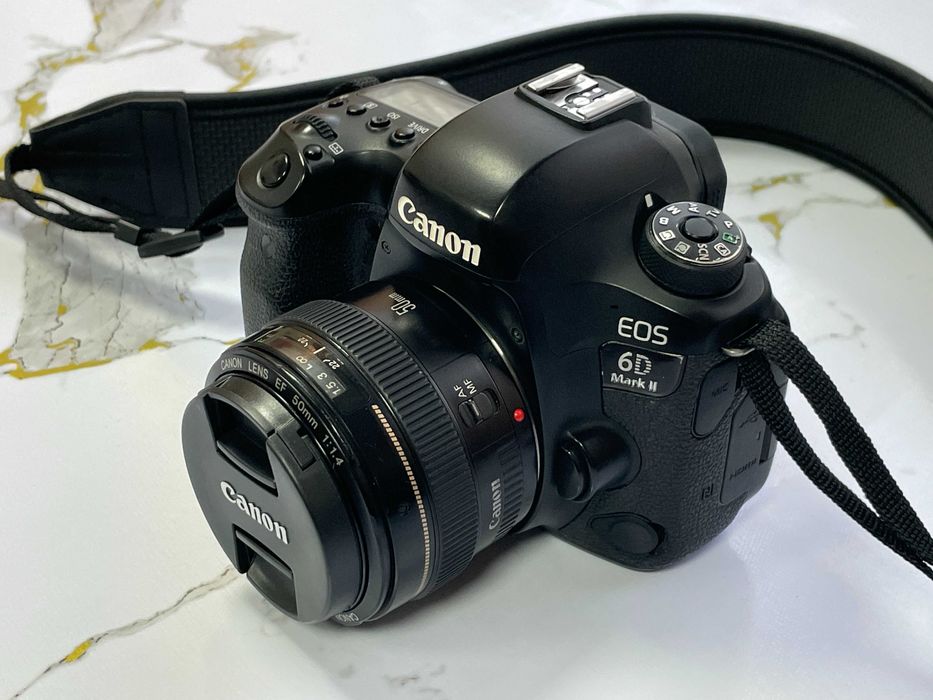 Фотоаппарат Canon EOS 6D Mark II + Canon EF 50mm f/1.4 USM