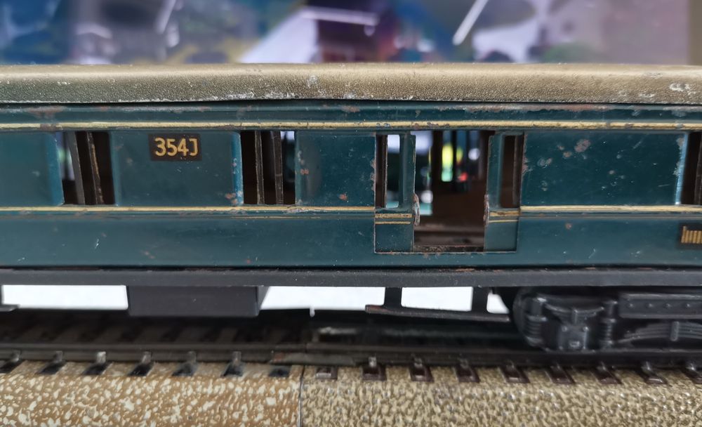 Запазено и действащо колекционерско електрическо влакче Marklin 4