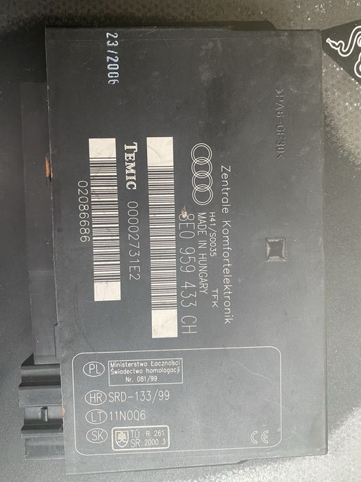 Комфорт модул audi A4 B6 B7