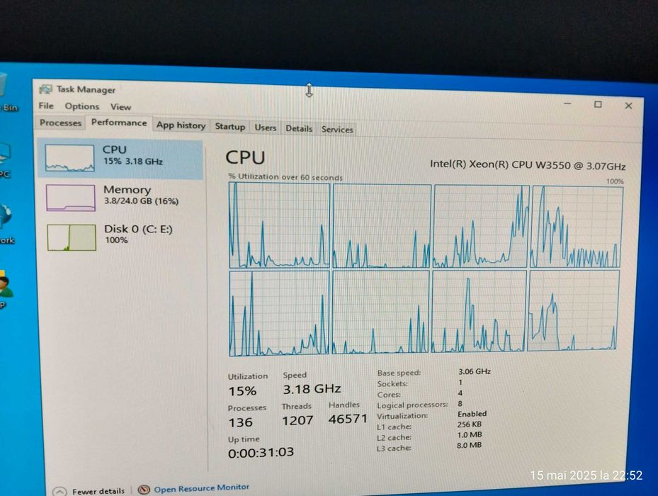 Calculator HP Intel Xeon 3,3Ghz 8Core