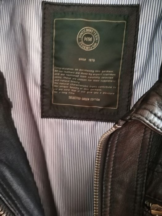 Geaca piele H&M bărbați mărimea 56