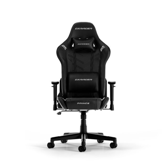 Геймърски стол DXRacer PRINCE L Gaming Chair Black PVC Leather