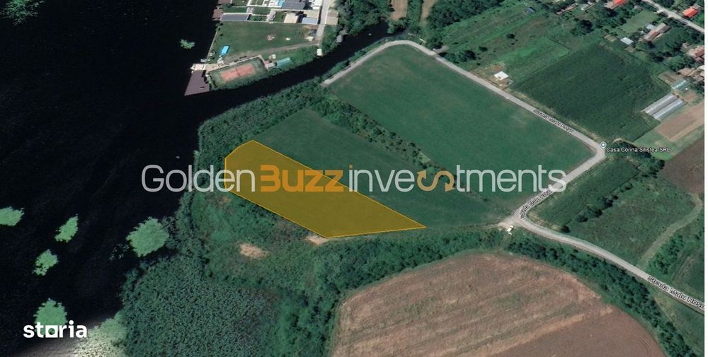 Teren exclusiv 3.800 mp pe malul Lacului Snagov | 38 m deschidere LAC
