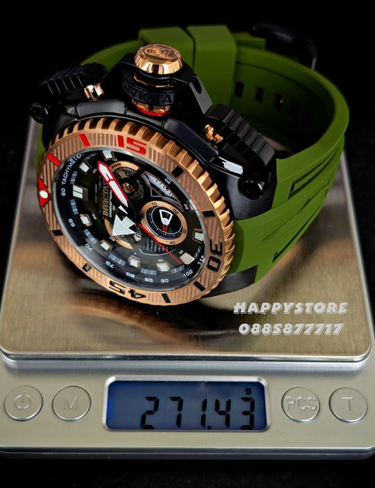 INVICTA Optimus Army green 66 mm, Инвикта нов ръчен часовник