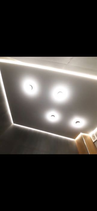 Натяжной потолок под ключ