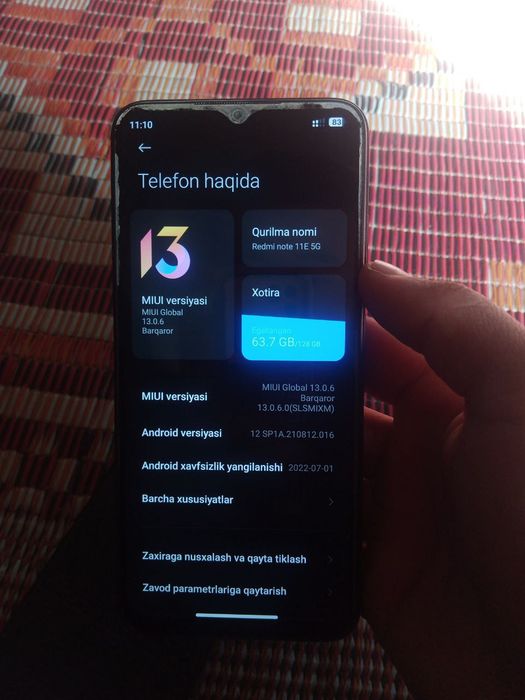 Redmi note 11E sotiladi