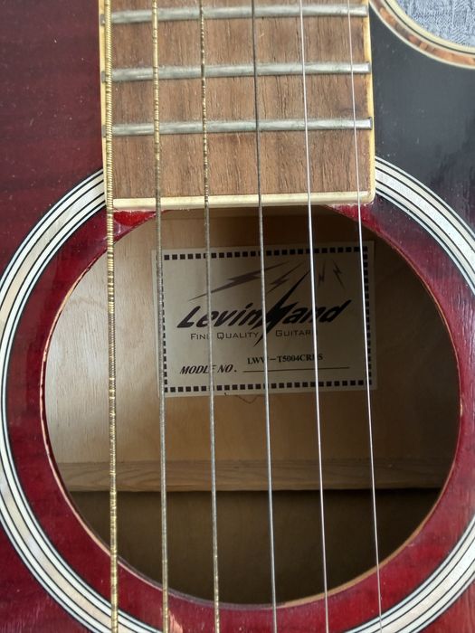 акустическая гитара Levingland LWN-T5004CRDS