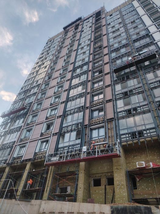 Вентилируемый фасадные работы