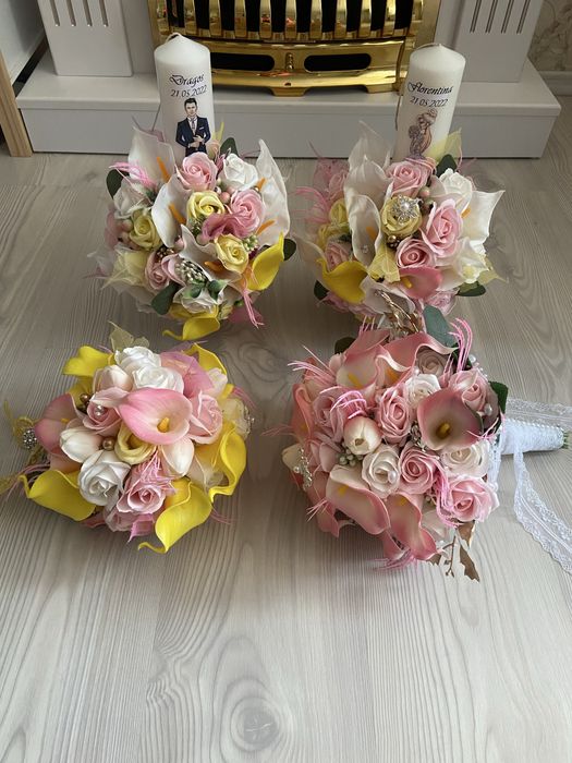 Lumânări nuntă/Handmade