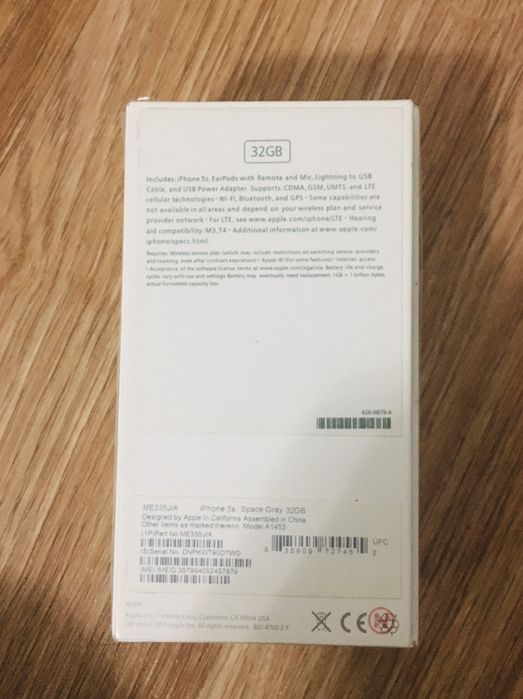 Айфон 5с iPhone 5S 32GB Gray читайте описание