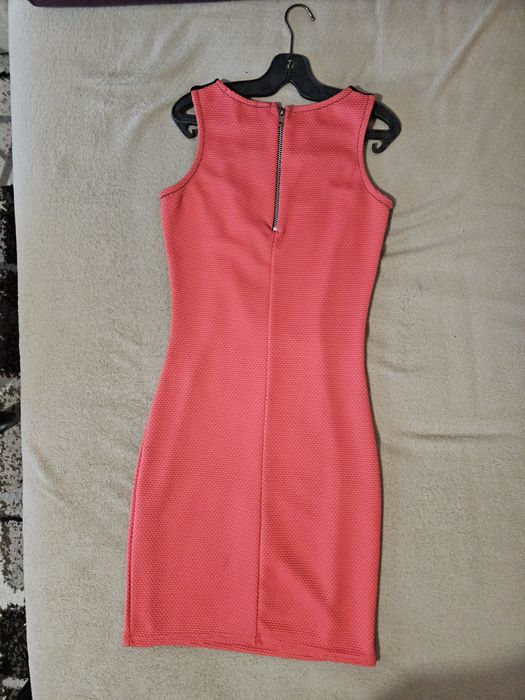 Рокля, мини, цвят розова