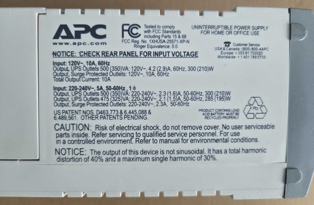 Sursa UPS APC Back-UPS CS 500