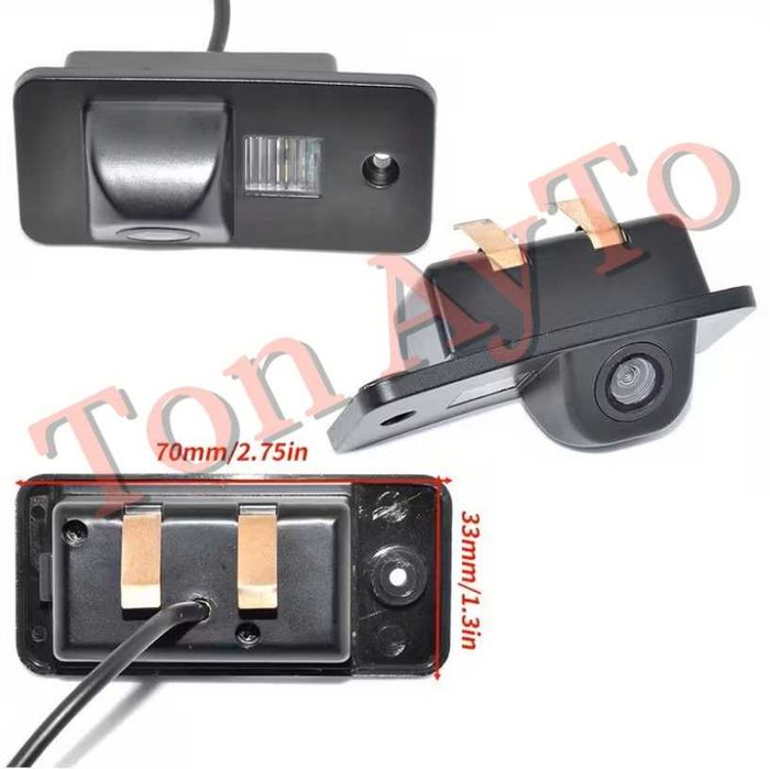 Камера Заден Ход Ауди Audi А3 А4 А5 А6 А8 Q7 Камера за Вграждане Плафон Номер Ауди