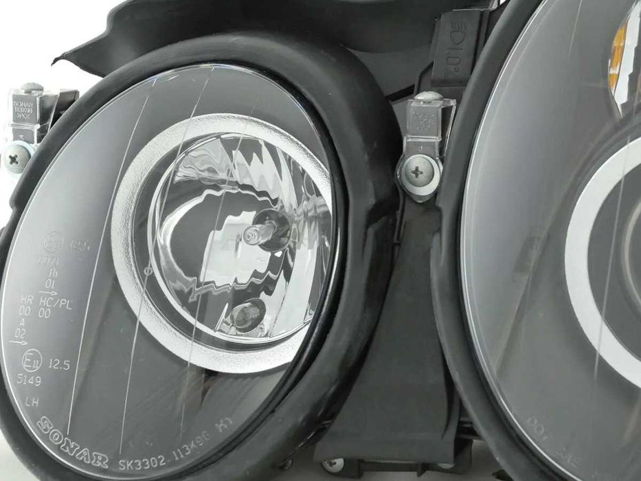 Фарове  Мерцедес ЦЛК 208 Нови Тунинг ЛЕД angle Merceedes W208 CLK LED