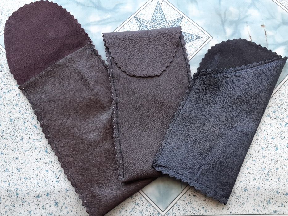 Кожаный футляр для очков