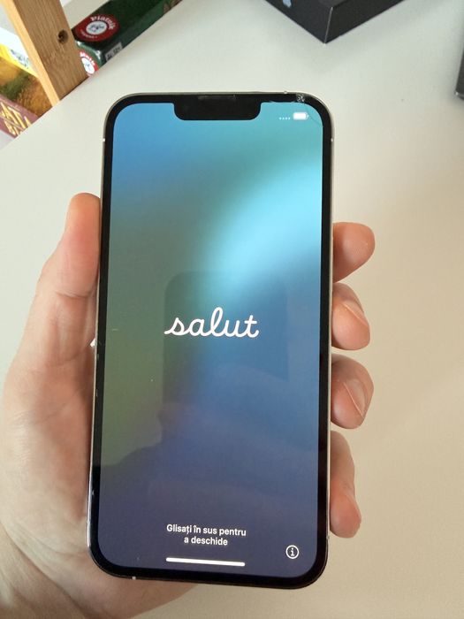 Apple iPhone 13 Pro Alb 256 GB, baterie 85%, neverlocked