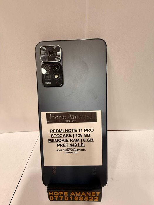 Hope Amanet P1/REDMI NOTE 11PRO 128GB/6GB RAM #16462