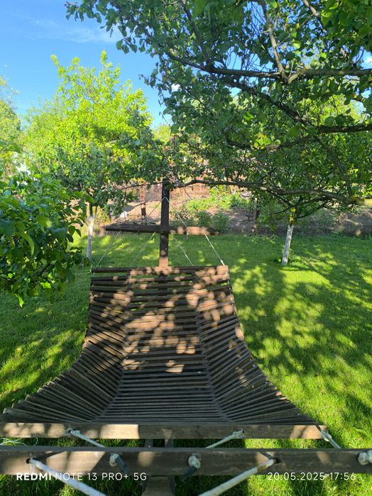 Дървен хамак за двор