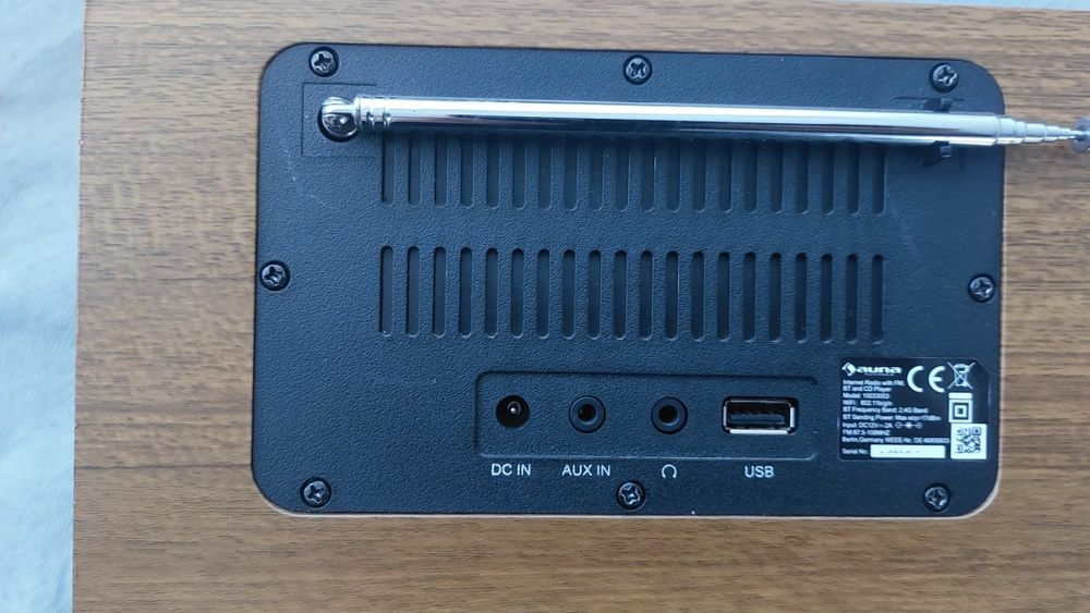 Auna silver cube radio internet