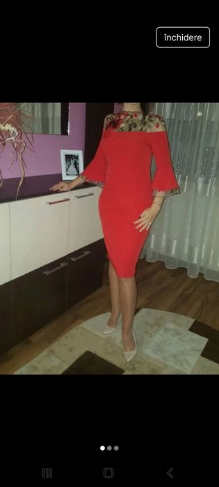 Rochie de zi rosie