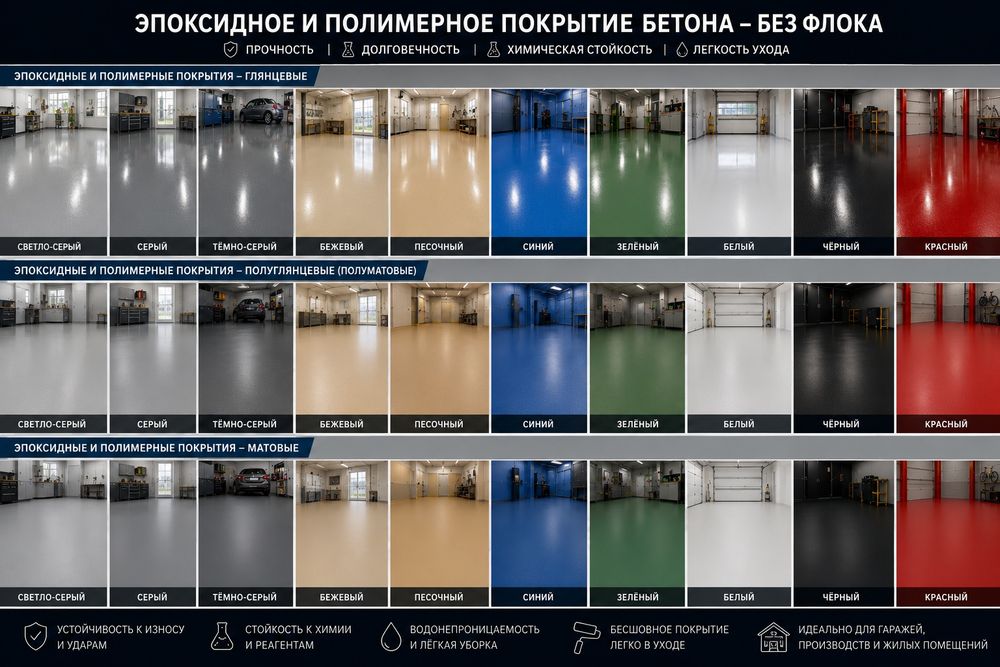 Эпоксидные  полимерные покрытия