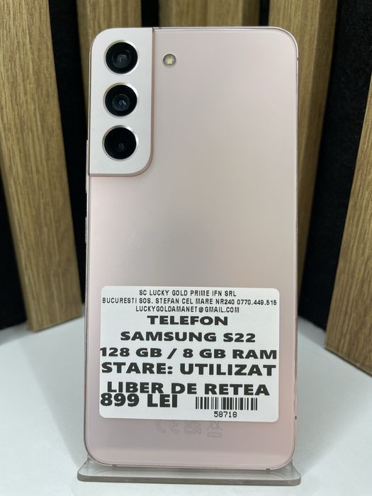Samsung S22 128Gb 8Gb ram Garantie / Factura #58718
