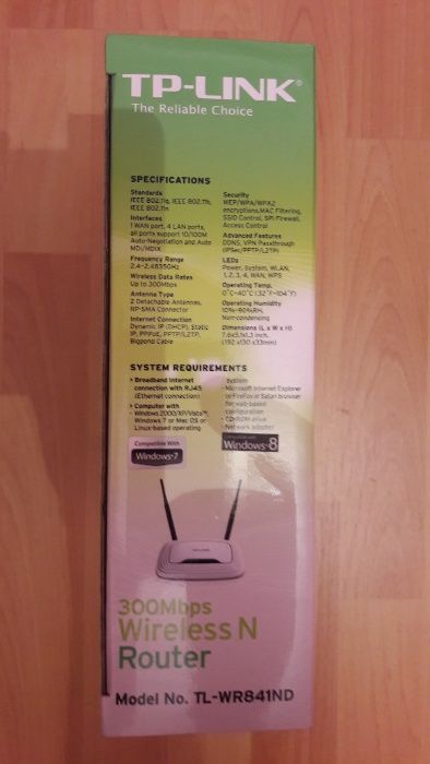 Router wireless TP-LINK nou noutz