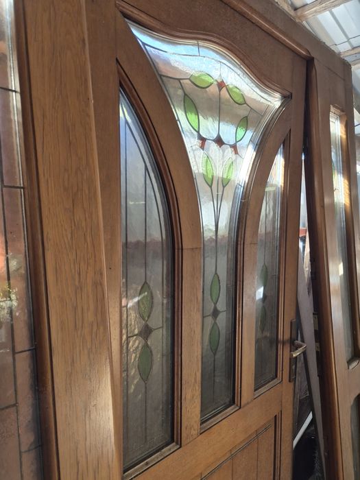 Ușă din stejar stratificat