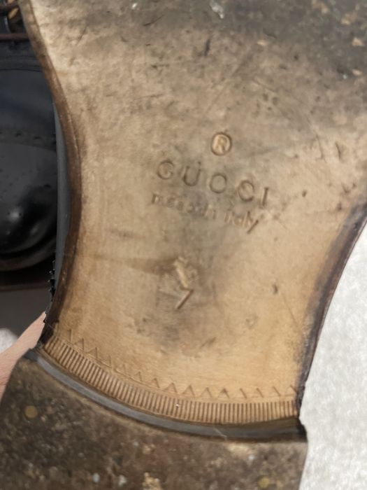 Pantofi Gucci de piele barbatesti
