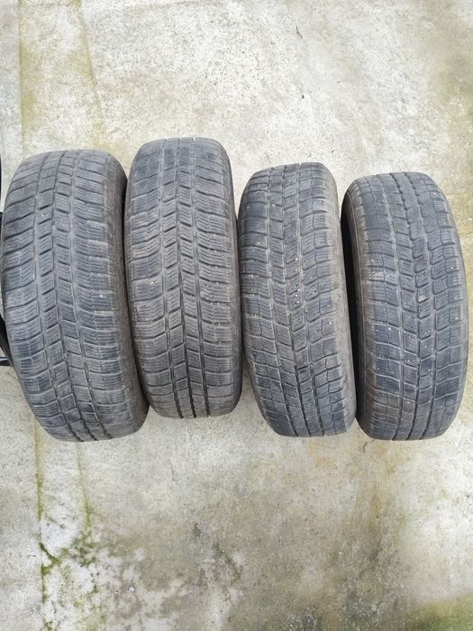 Продавам зимни гуми "Barum 14'' + метални джанти 5×100