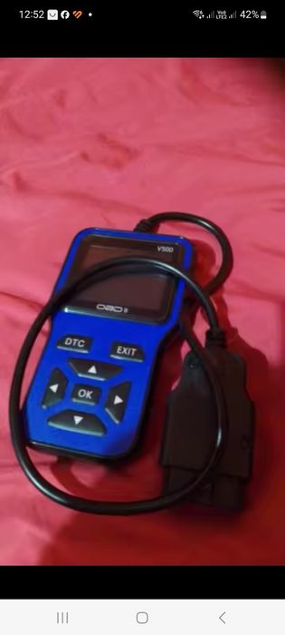 Tester auto OBD2 citire,ștergere erori V500,albastru