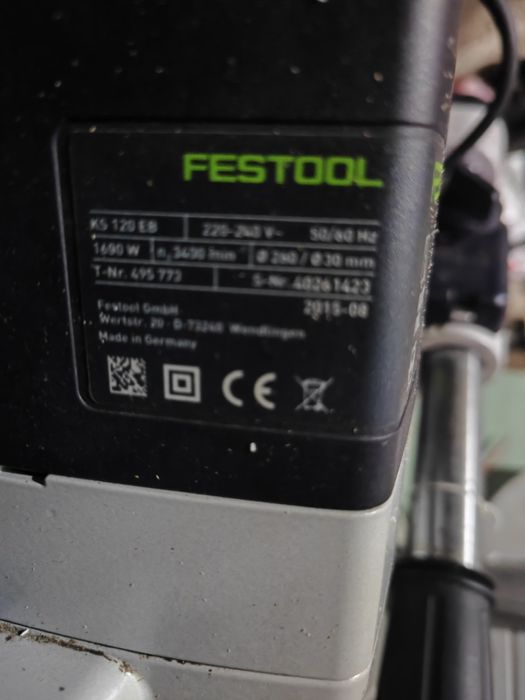 Циркуляр festool ks 120eb