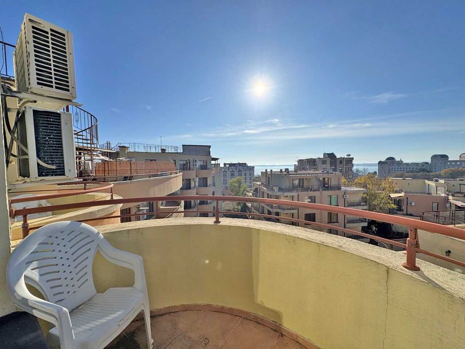 Обзаведен двустаен апартамент с гледка море, комплекс ”Антония”