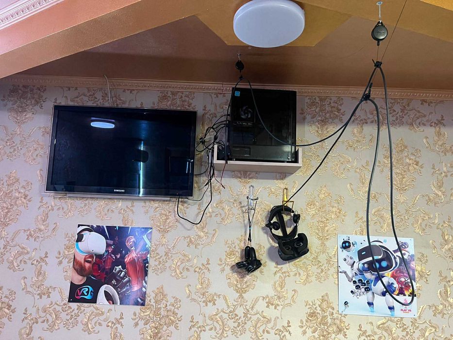 Очила за VR + TV + PC + АКАУНТ с много игри