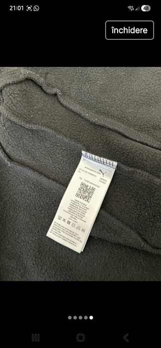 Bluza trening xs Puma