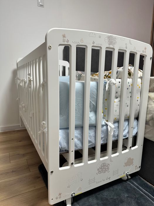 Детска кошара бяла чисто НОВА