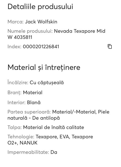 Cizme zapada Jack Wolfskin - 36